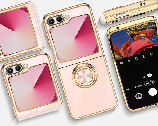Θήκη Samsung Galaxy Z Flip6 5g Electro Ring Ροζ