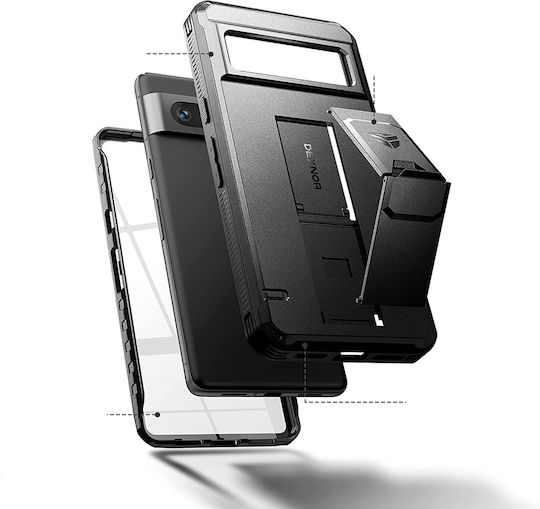 Θωρακισμένη Θήκη Google Pixel 7 Dexnor Full Body Μαύρη