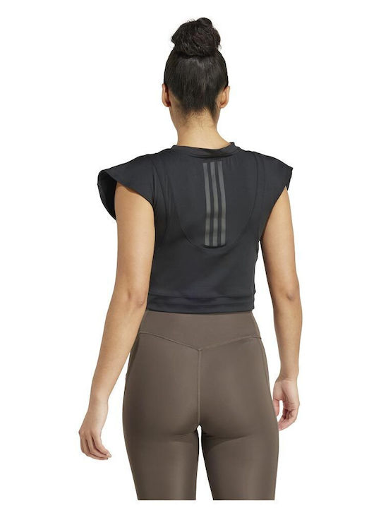 adidas Power Boxy Blouse Black