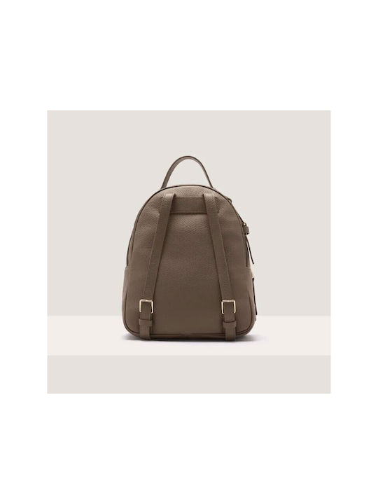 Leder Damentasche Rucksack Braun