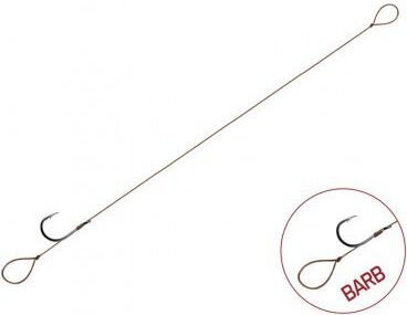 Delphin Proxi Loop Feeder Rig 6 Pcs Set Length 8 Cm Thickness 0.10 Mm Hook Size 8