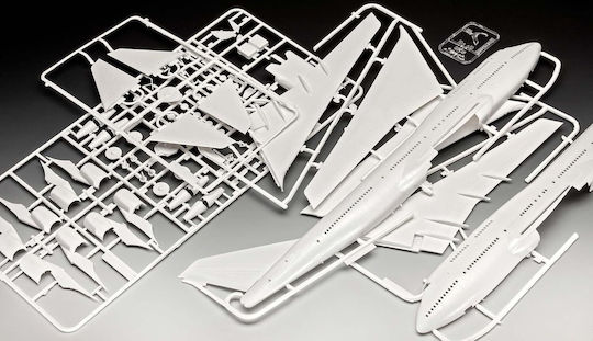 Revell Metal Modeling Figure Airplane White in Scale 1:144 378x14x14cm.