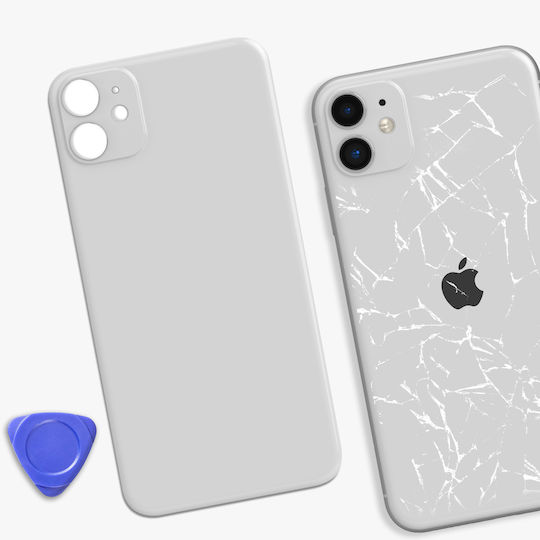Clappio Replacement Rear Glass Iphone 11 White