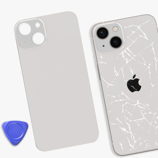 Clappio Replacement Rear Glass Iphone 13 White