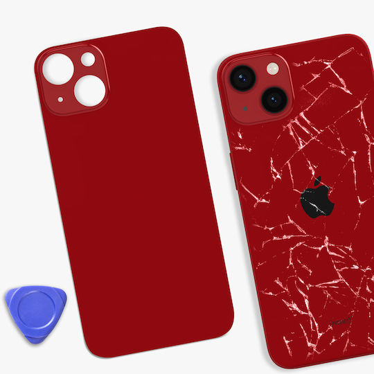 Clappio Ersatz Rückglas iPhone 13 Rot