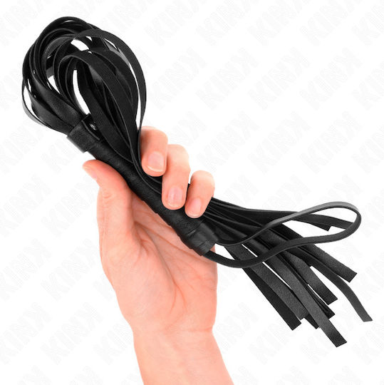 Kink Μαστίγιο σε Μαύρο Χρώμα