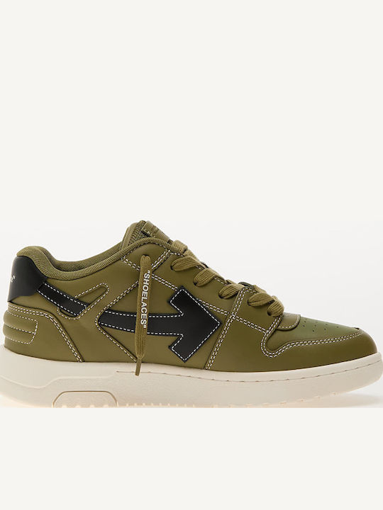 Herren Sneakers Olive Green - Black