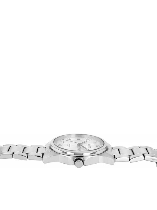 Just Watch Men's Watch Battery with Silver Metal Bracelet