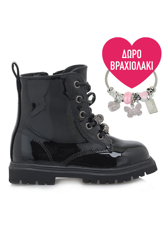 Exe Kids Combat Boots Black