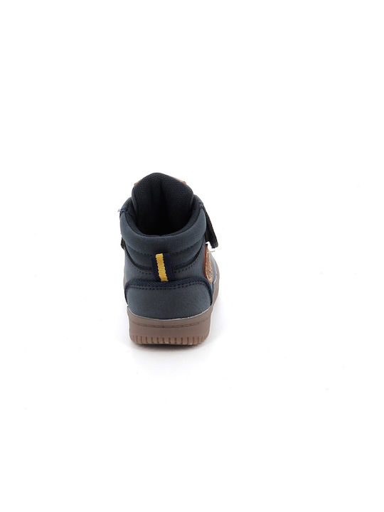 Kids Boots with Velcro Blue