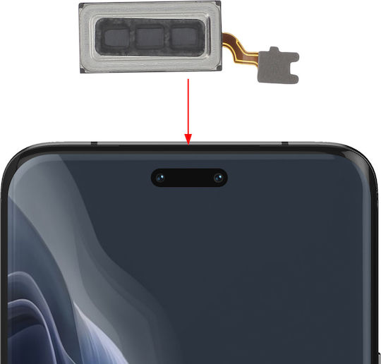 Clappio Internal Speaker Honor Magic 6 Pro Earphone Black