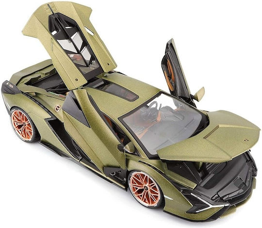 Bburago Car Lamborghini Sian FKP 37 - Green 1:18 For 3+ Years (Various Designs) 1pc