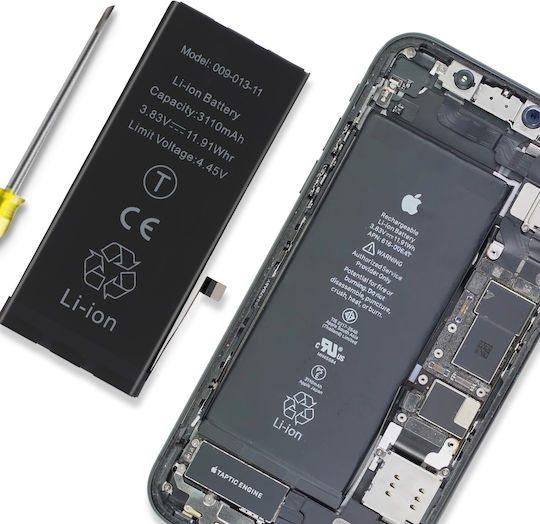 Baterie Internă Clappio Apple iPhone 11 3110mAh Cip Integrat Ti Negru