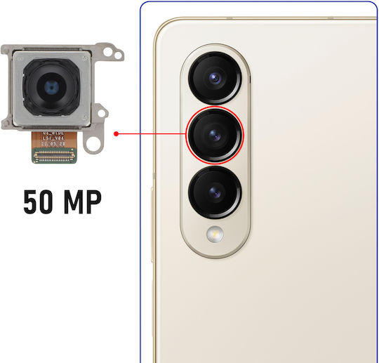 Cameră principală spate Relife Samsung Galaxy Z Fold 4 50mp Negru