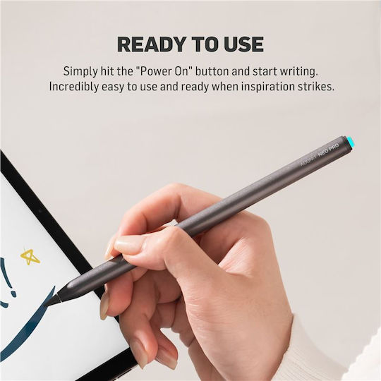 Adonit Neo Pro Digital Touch Pen mit Palm Rejection für iPad Space Grey