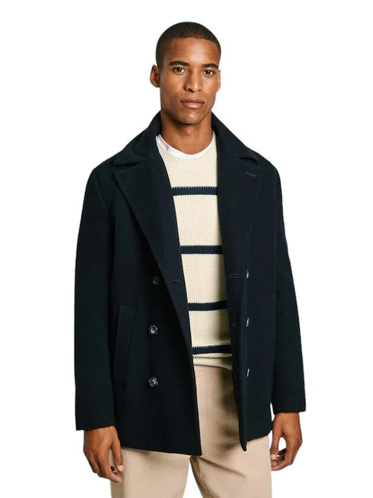 Men's Blue Half Coat