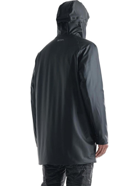 Jacke Puffer Wasserdicht und Winddicht Schwarz