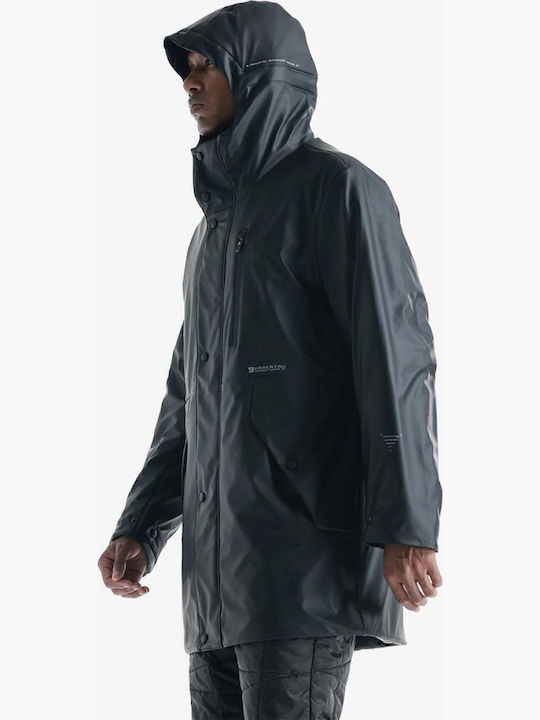 Jacke Puffer Wasserdicht und Winddicht Schwarz