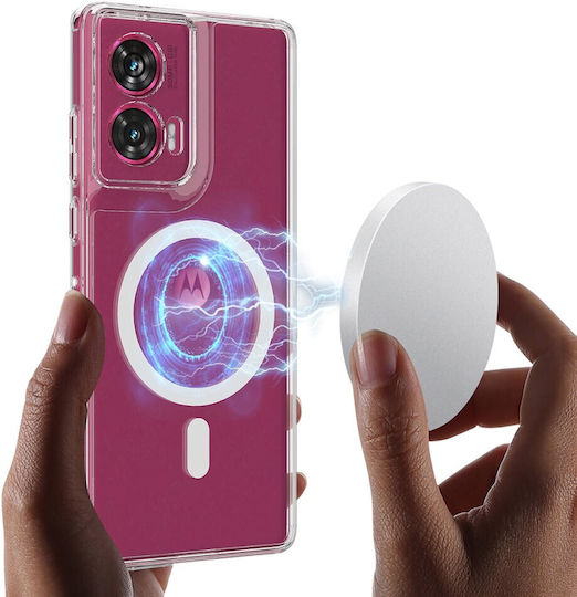 Wallet Silicon Transparent (Motorola Edge 50 Fusion)