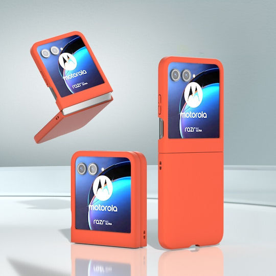 Umschlag Rückseite Kunststoff Orange (Razr 50)
