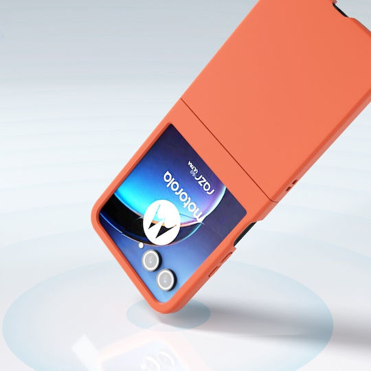 Umschlag Rückseite Kunststoff Orange (Razr 50)