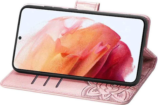 Butterfly Book Δερματίνης / Πλαστικό / Σιλικόνης Ροζ (Oppo A80 5G)