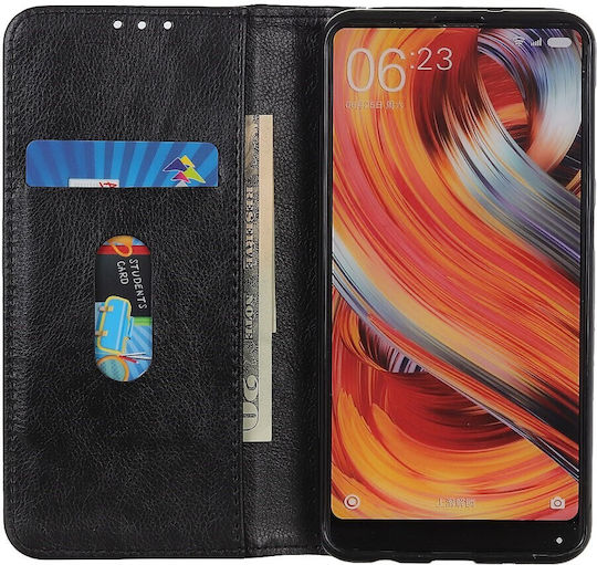 Book Piele Negru (Motorola Edge 50 Fusion)