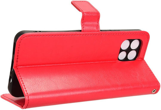 Wallet Synthetic Leather / Plastic / Silicone Red (T Phone 2 5G)