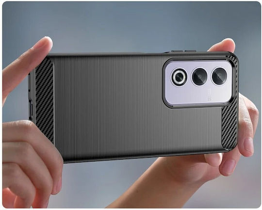 Back Cover Plastic / Silicone Black (Oppo A80 5G)