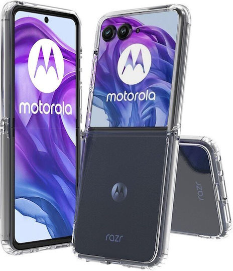 Umschlag Rückseite Silikon Transparent (Razr 50 Ultra)