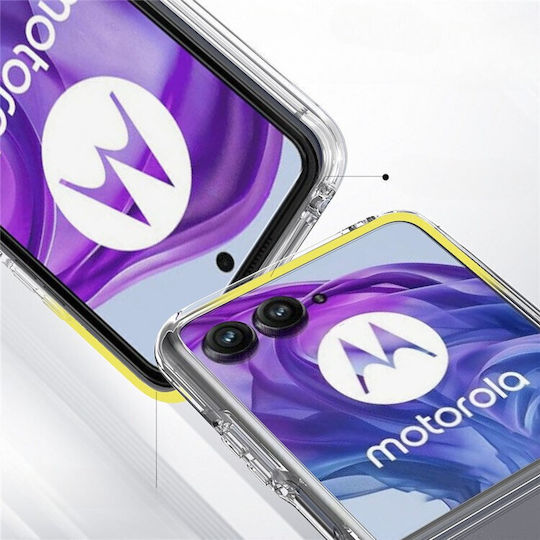 Umschlag Rückseite Silikon Transparent (Razr 50 Ultra)