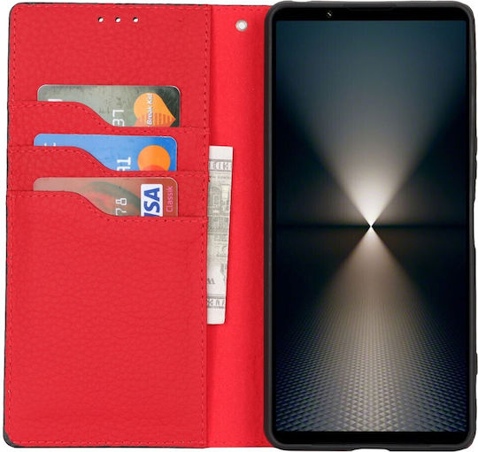 Brieftasche Leder / Kunststoff / Silikon Schwarz (Xperia 1 VI - Xperia 1 VI)