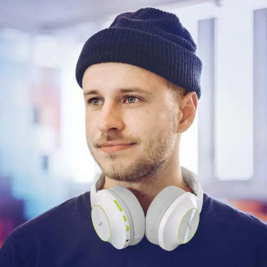 HAMA Spirit Calypso II Безжични / Жични Over Ear Слушалки с 38 часа Работа Бели