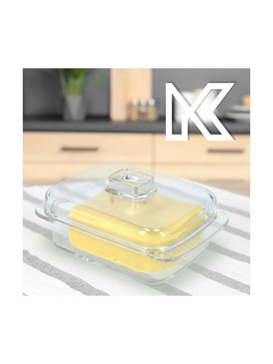 Kadax Glass Butter Dish Lid Butter Dish Container