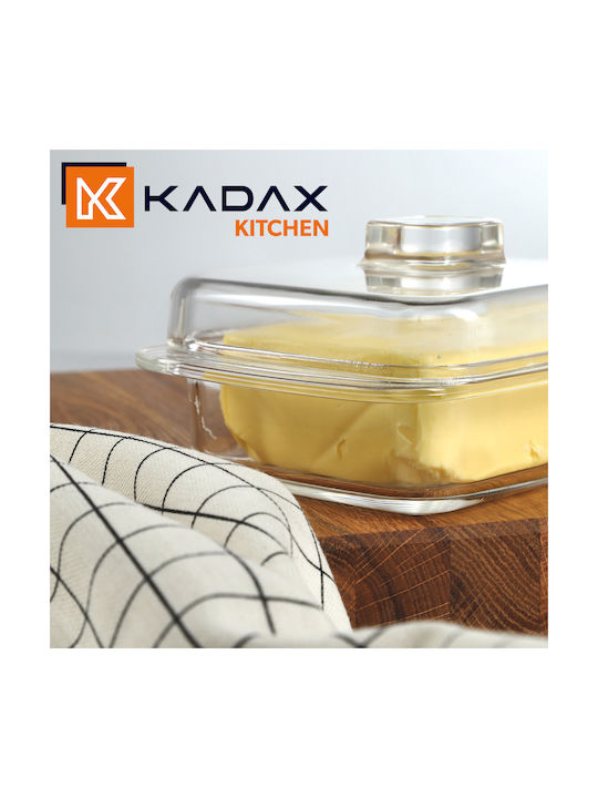 Kadax Glass Butter Dish Lid Butter Dish Container