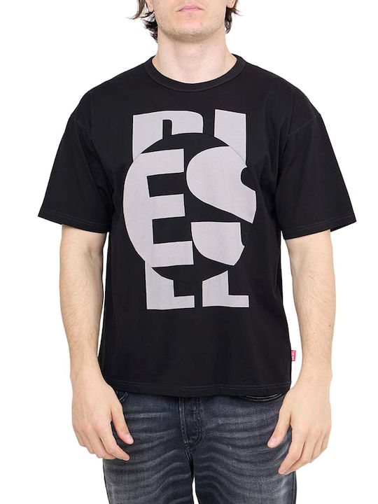 Diesel T-shirt Gray Cotton