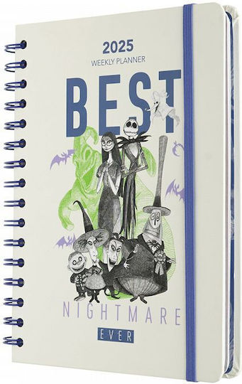 Grupo Erik Best Nightmare Ever Weekly Agendas 2025 15x21cm