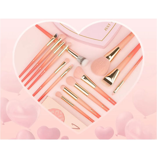 DUcare Επαγγελματικό Σετ με Πινέλα Μακιγιάζ Love Struck 14τμχ