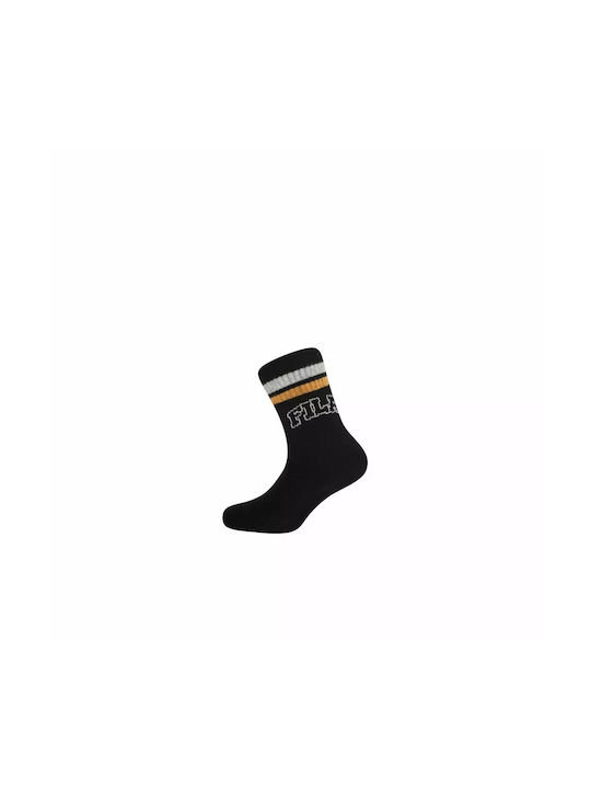 Fila Normal Plain Athletic Socks Black 3 Pairs