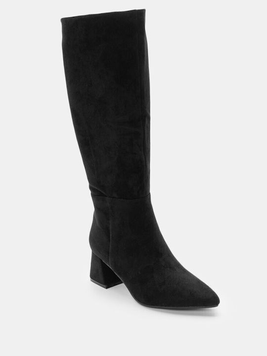 Luigi Women's Boots with Medium Heel Black