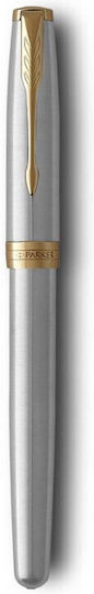 Parker Sonnet Inox Писалка Medium Сива с Черно Мастило