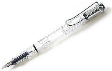 Vista Writing Pen Extra Fine Transparent made of Plastic