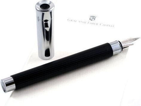 Faber-Castell Писалка Fine Черна от Inox с Черно Мастило
