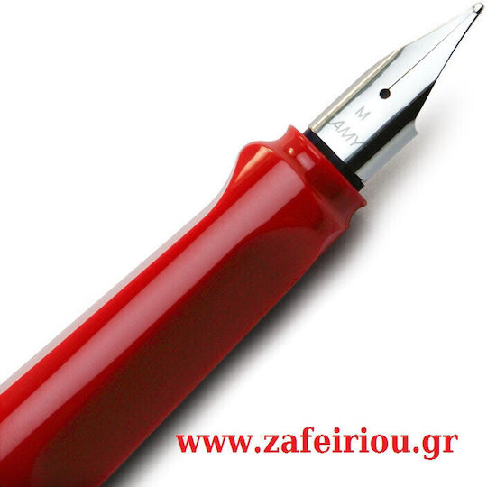 Lamy Safari Writing Pen Fine Red made of Plastic with Red Ink