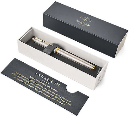 Parker Πένα Γραφής Medium Γκρι από Αλουμίνιο