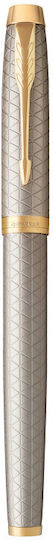 Parker Πένα Γραφής Medium Γκρι από Αλουμίνιο