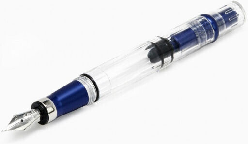 Twsbi Diamond Πένα Καλλιγραφίας Broad Μπλε με Μπλε Μελάνι