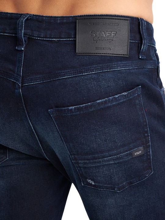 Sapphire Herren Jeanshose mit Schlank Verjüngt Anwendung Blau