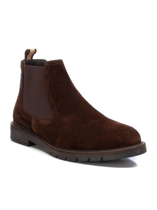 Leather Chelsea Men's Boots Brown