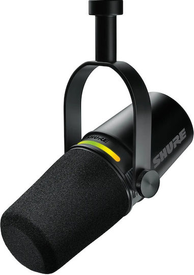 Shure MV7+ Σετ Δυναμικό Μικρόφωνο XLR / USB Clip On για Φωνητικά Bundle